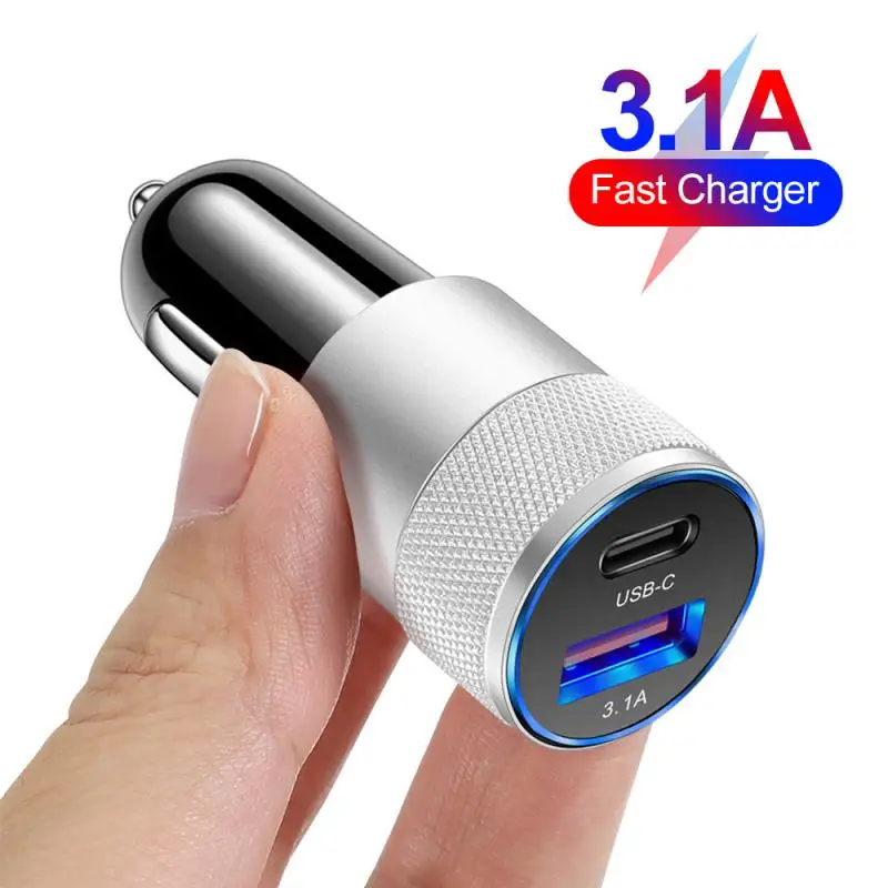 15 Вт USB + PD небольшой Сталь Cannon Алюминий брелок для автомобильных ключей Зарядное