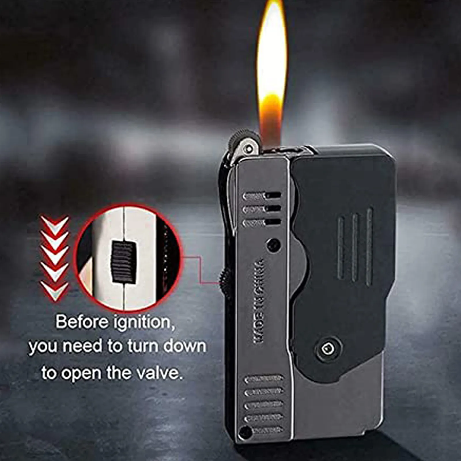 Двухрежимная Зажигалка двойного назначения надувная ветрозащитная Складная