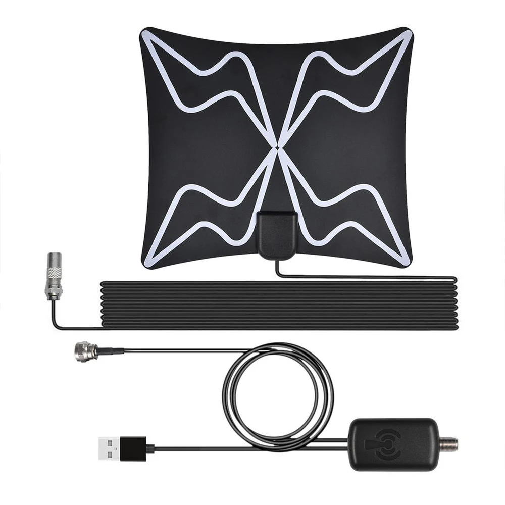 4K High Gain 3800 Miles HD Amplifier Booster Active Indoor Antenna DVB-T2 CBS Freeview TV HD Digital Antenna Channel Broadcastin