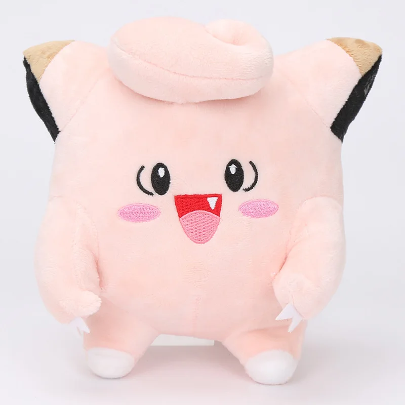 Такара Tomy подлинный Покемон Пикачу Eevee плюшевые игрушки Charmander Gengar Pichu Bulbasaur Mew плюшевые мягкие игрушки для детей - Цвет: 20cm Clefairy