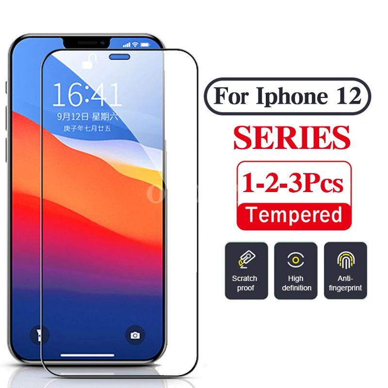 

Защитное стекло для iphone 12 pro max, аксессуары для защиты экрана iphone 12 pro, 12 pro max, 12 mini, закаленное стекло se 2020
