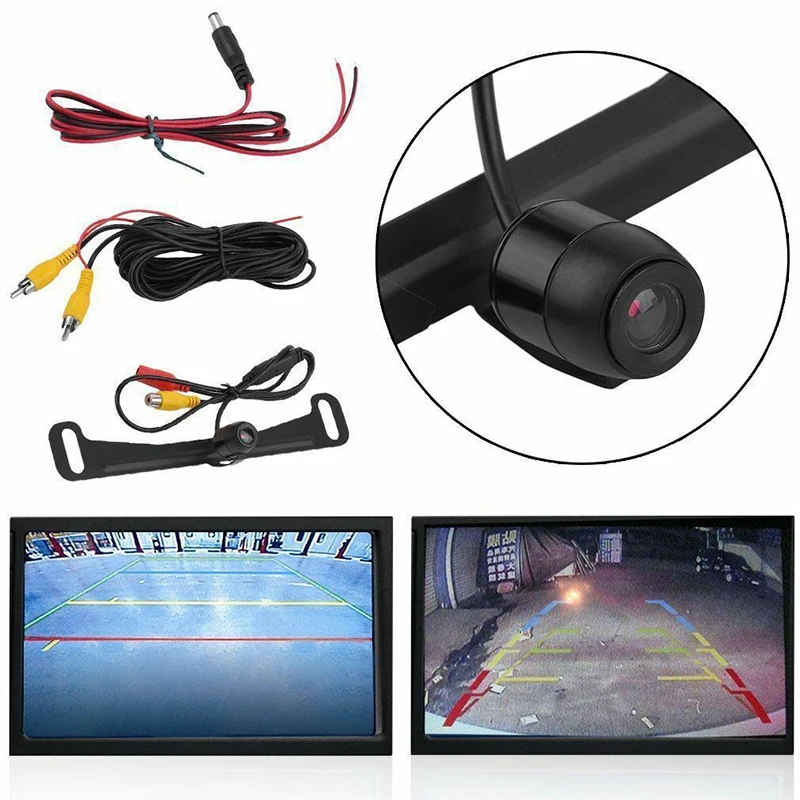 

HD Car Rear View Camera 170 Wide Angle License Plate Reverse Parking Camera Waterproof Auto Backup Camera for Car