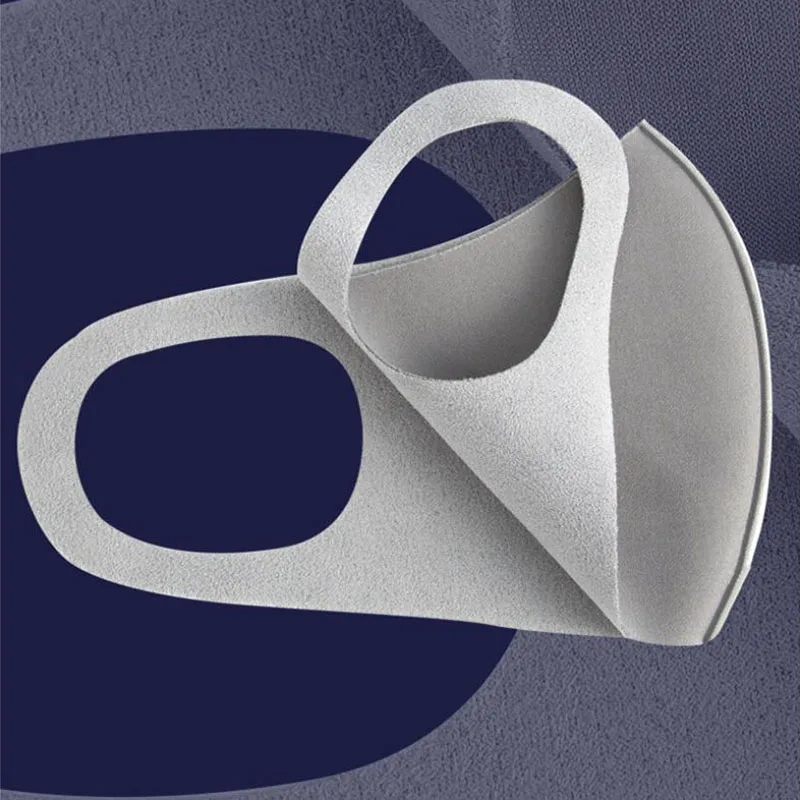 

NEW Ice Silk Fleece Lined Adult Mouth Masks Dust-proof Windproof Face Sun Protection Anti-Fog Keep Warm Breathable Party Mask