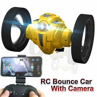 rc car with camera hd 2 0mp hot sale wifi bounce car peg sj88 4ch 2 4ghz jumping sumo with flexible wheels remote control fswb