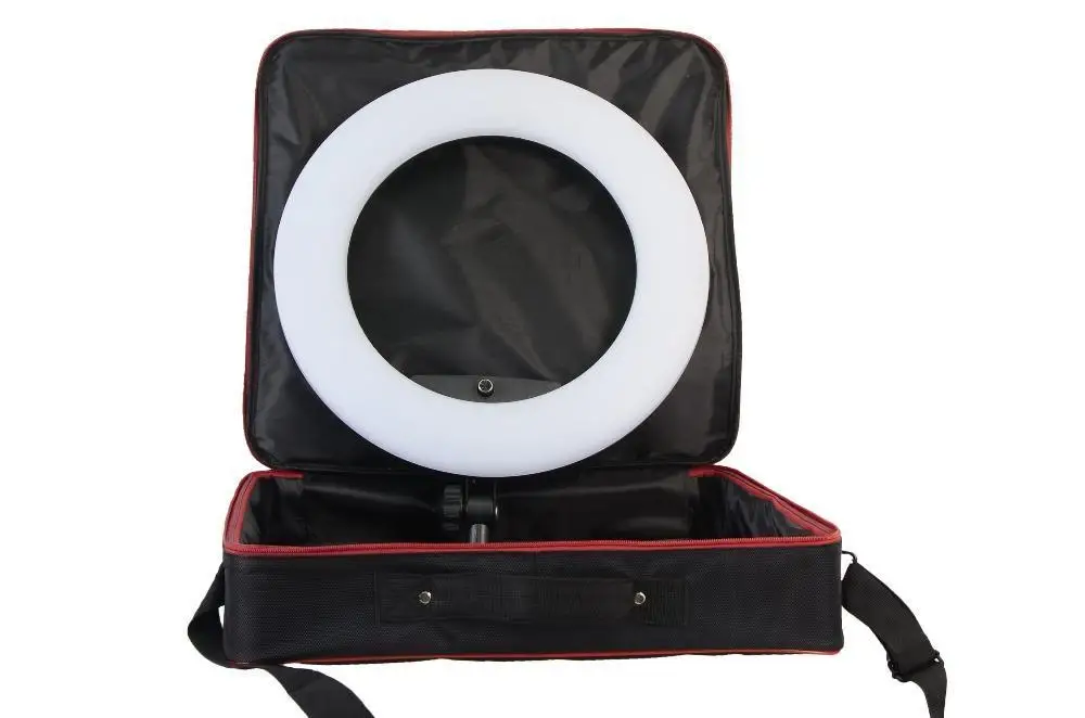 

Yidoblo Pink FS-480II 5500K Dimmable Camera Photo/Studio/Phone/Video 18\"48W 480 LED Ring Light LED Lamp +Soft bag Kit