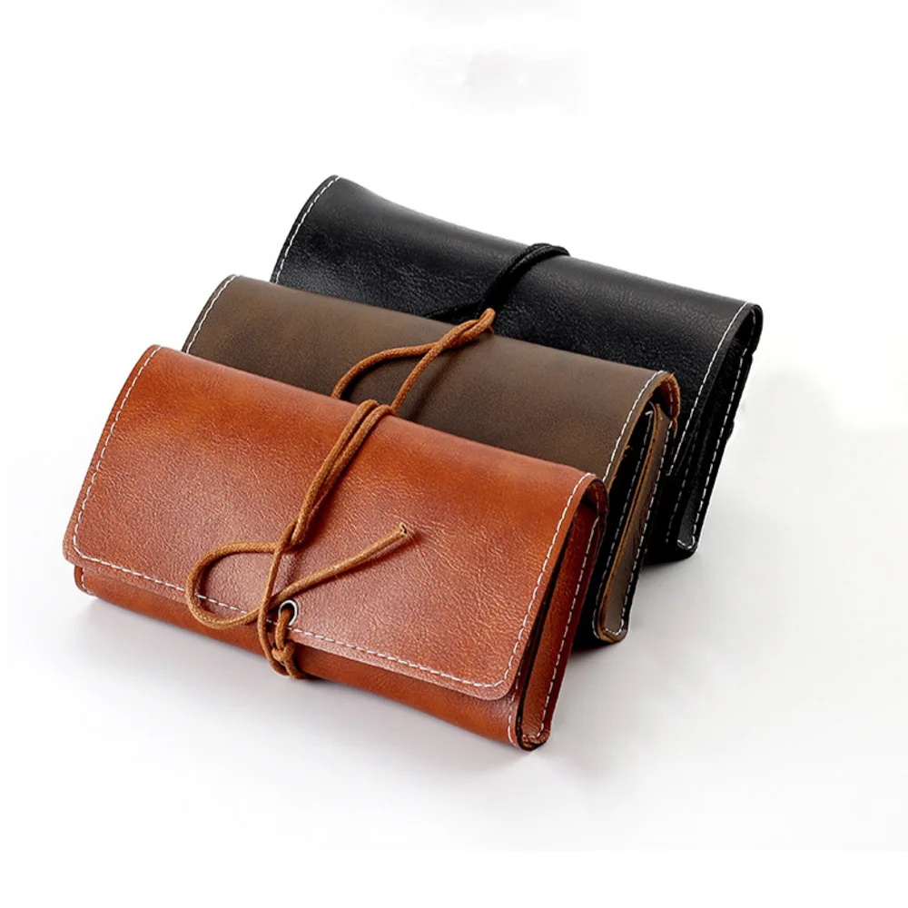 Новый модный портативный Чехол для очков мужчин и женщин из искусственной кожи с