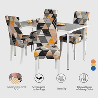 printed chair cover elastic chair cover removable chair protector used in restaurants hotels dining room