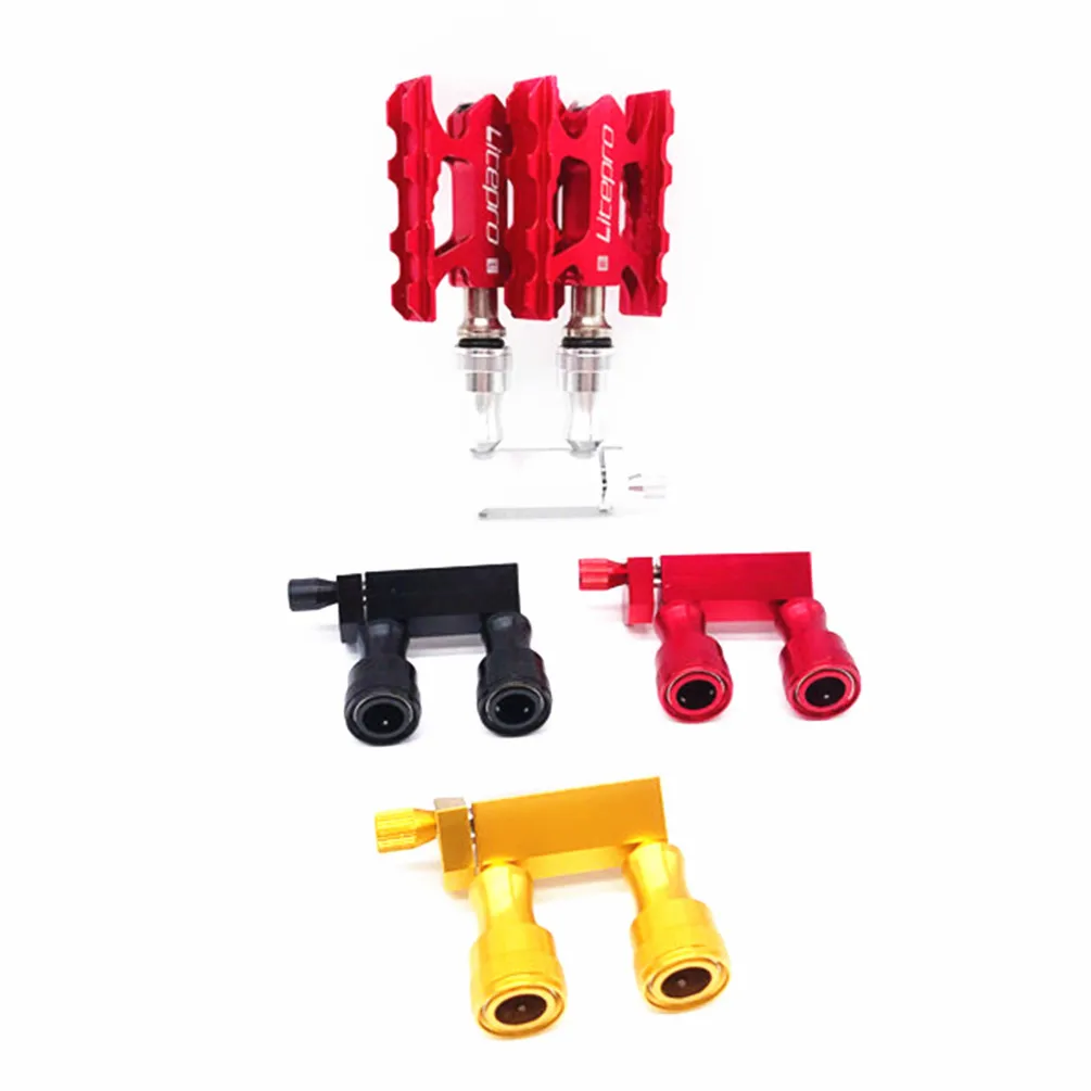 Велосипедный BMX быстросъемный Педальный монтажный сиденье складной велосипед QR