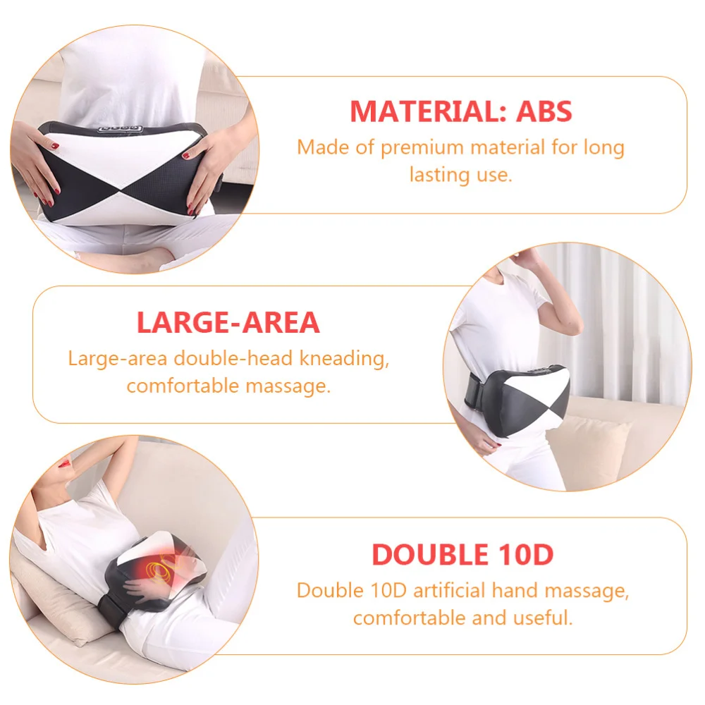 

1 Set of Wireless Waist Belt Massager Heating Abdomen Instrument