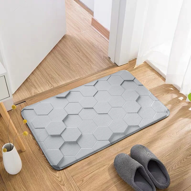 New Style Modern Door Mat For Entrance Door Kitchen PVC Carpet Waterproof Rectangle Welcom Carpet Washable Children's Floor Mat