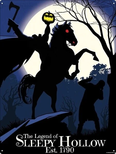 

2020 Sleepy Hollow Halloween Tin Sign 20cmx30cm(7.30cm*11.30cm)