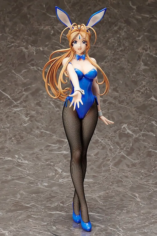 

42 см, свободная фотография, Моя Богиня! Belldandy 1/4 Фигурка кролика Девочки ПВХ игрушка Аниме Коллекция для взрослых модели куклы Подарки #779