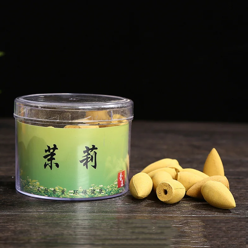 40 Pieces Smoke Incense Cones Reflux Tower Backflow Sandalwood Natural Incenses Burner | Дом и сад