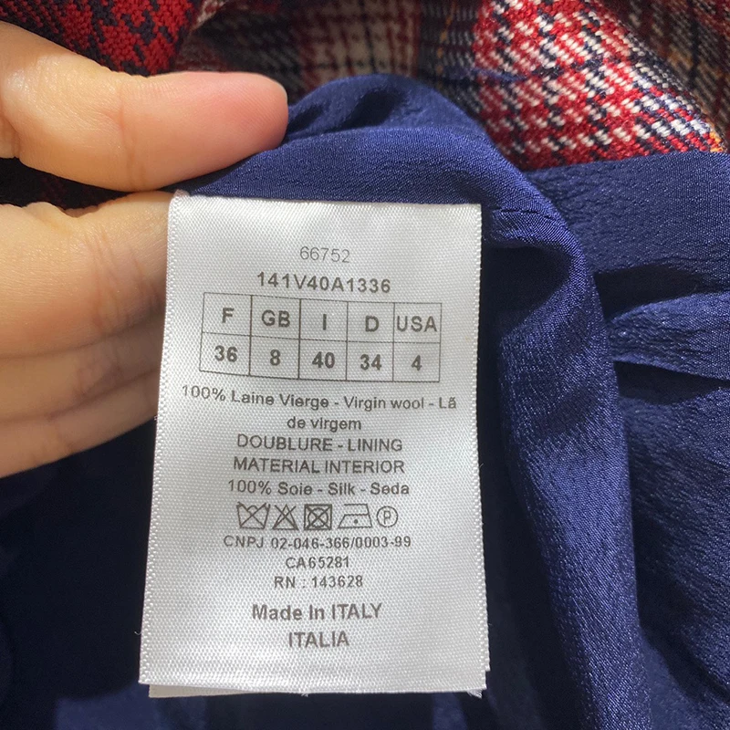 

Women Spring Vintage Plaid Blazers and Jackets Fashion Long Sleeve Slim Female Blazer Coat