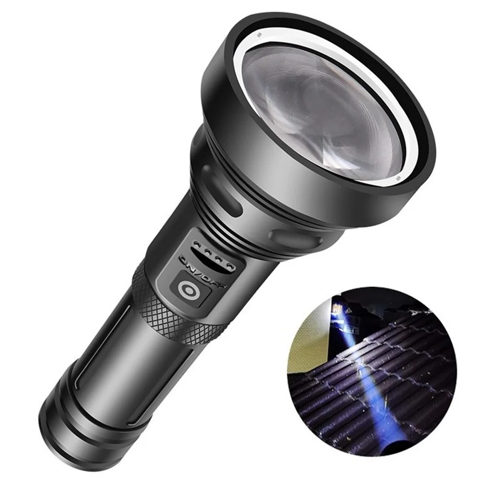 

Alonefire X44 Laser Flashlight NM1 LED Beam Distance 2000M Powerful Laser Torch by 26650 Battery for Camping Hunting Search