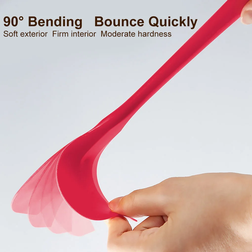 

Multiple Color Silicone Baking Spatula Heat-Resistant Non-stick Cooking Kitchen Utensils Non-deformable Soft Baking Spatula