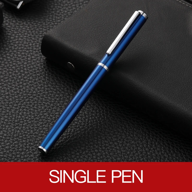 

Перьевая ручка Guoyi D110 металлическая синяя