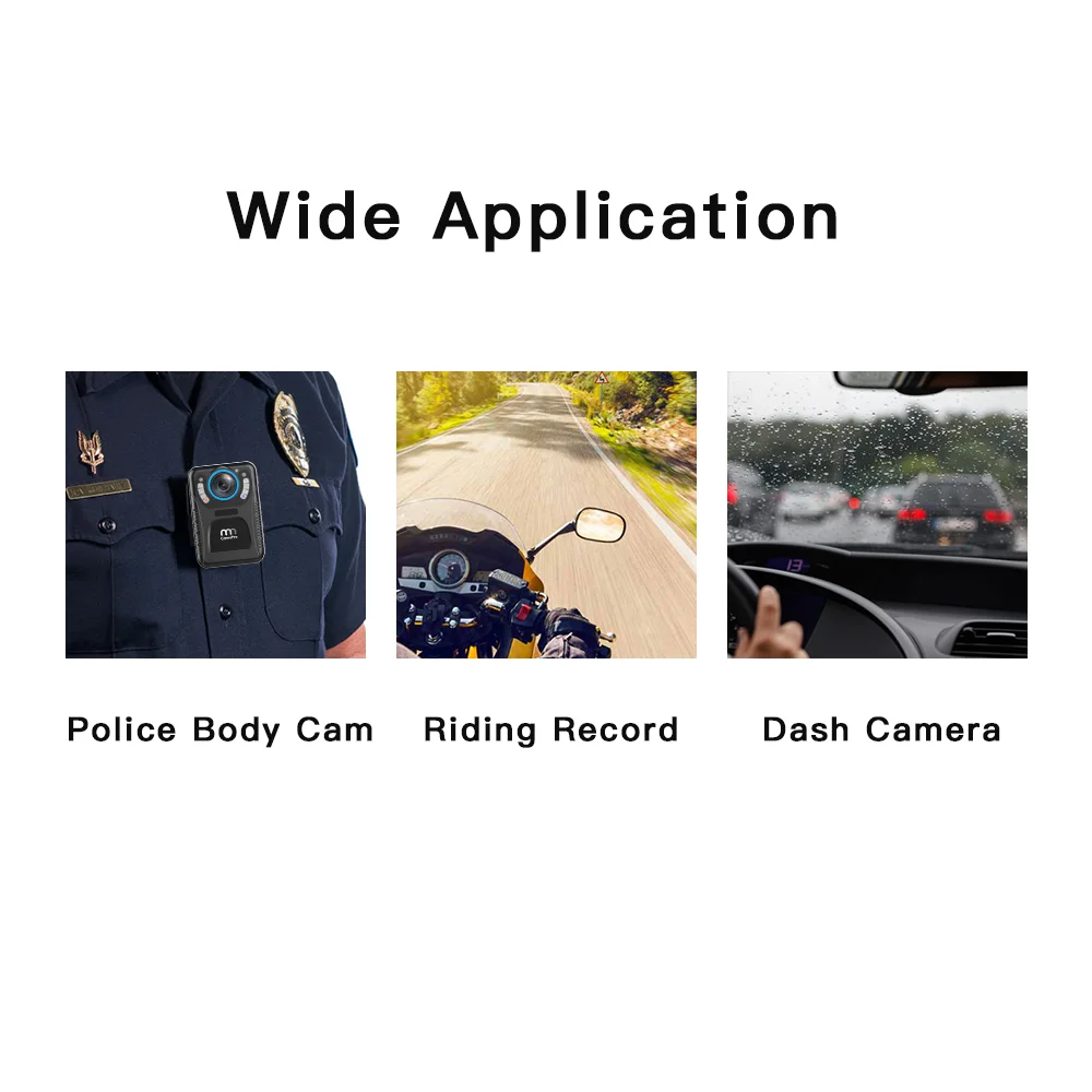 CammPro C3 Mini Body Cam 1440P IR видеорегистратор ночного видения 128 ГБ 12 часов записи H.265