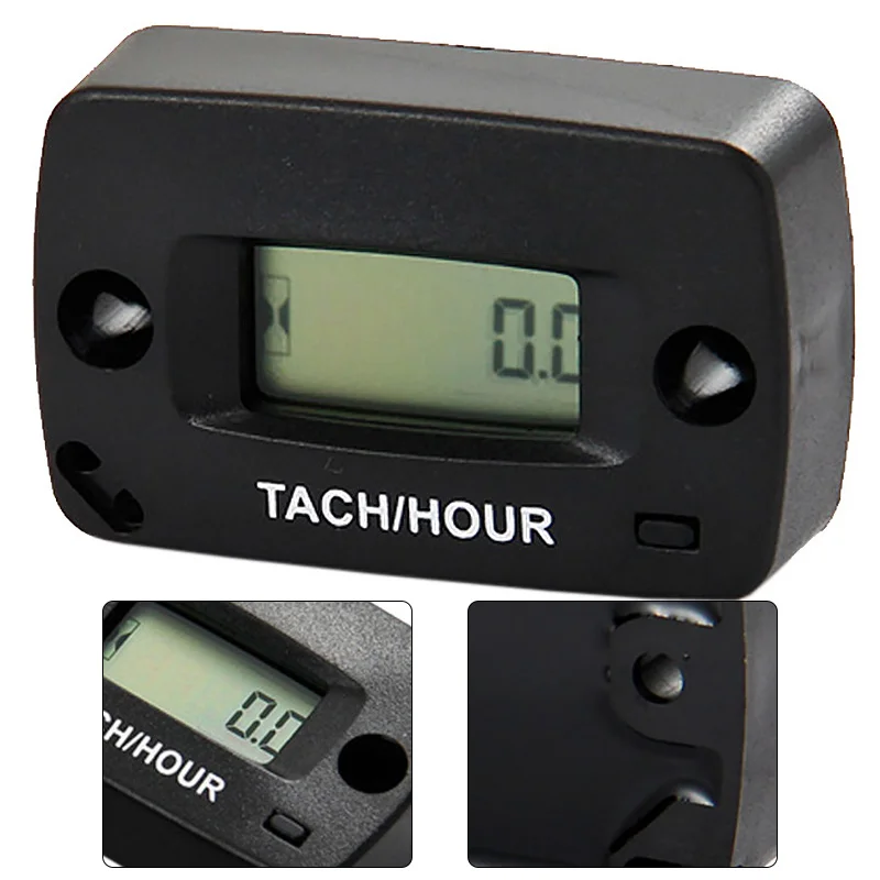 Ip68 цифровой индукционный Тахометр Tach Rpm счетчик для газонокосилки мотовездехода