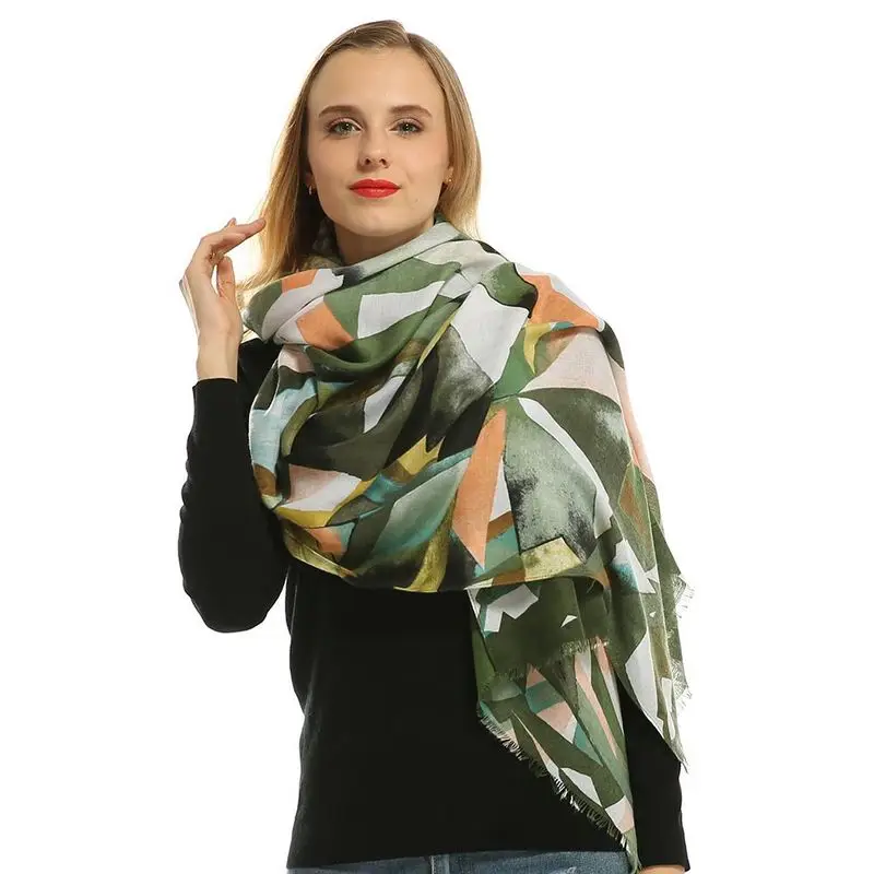 2017 Ms и шали трансграничной алмаз детские штаны с геометрическим принтом атласная