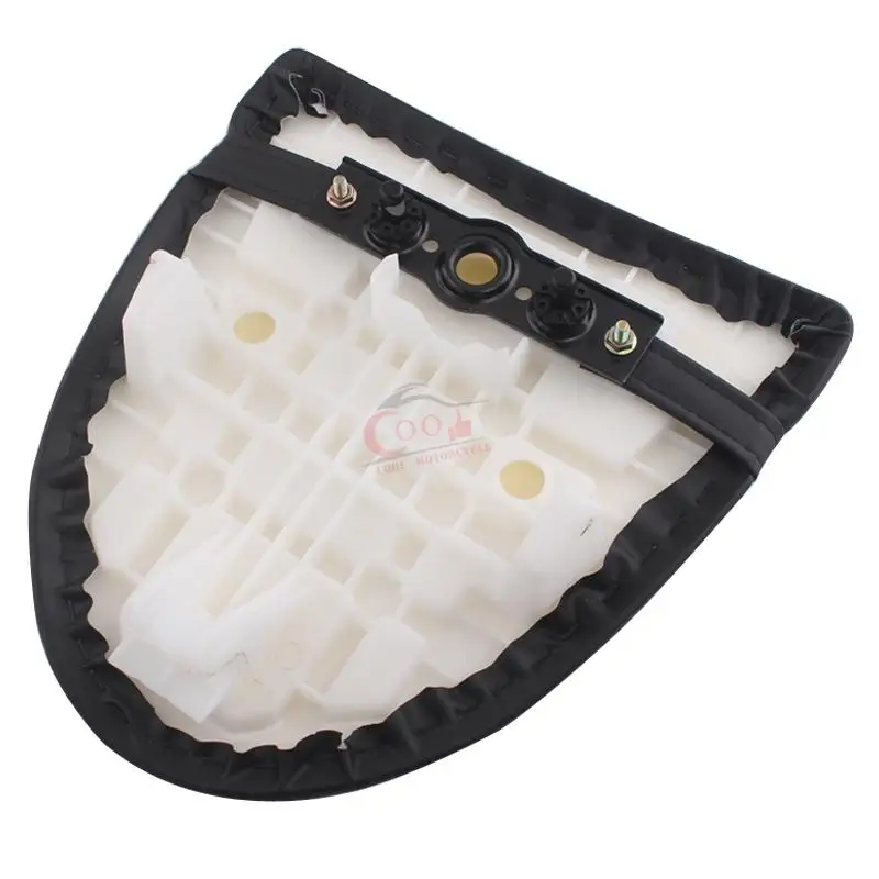 

Motorcycle Rear Pillion Passenger Cowl Seat Black Leather Seat Cowl Pad Cushion For kAWASAKI ZX -10R 2004-2005