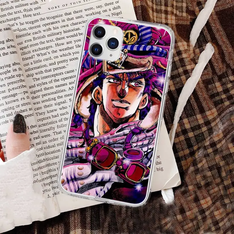 

JoJo's Bizarre Adventure JoJo Phone Case for iphone 6s 7 8plus xr xs max 11 12 pro max mini funds clear