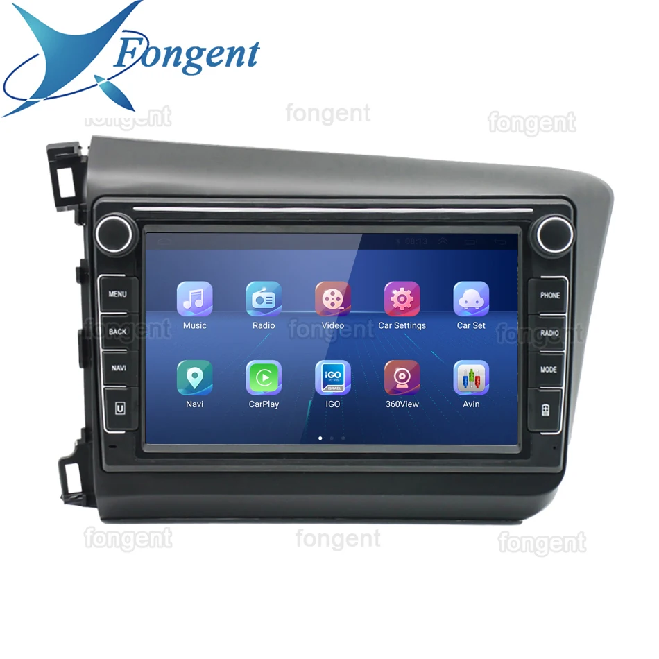 

Головное устройство DSP RDS 2din для HONDA CIVIC 2012, 2013, 2014, 2015, автомобильное радио на Android, мультимедийный видеоплеер, навигация GPS