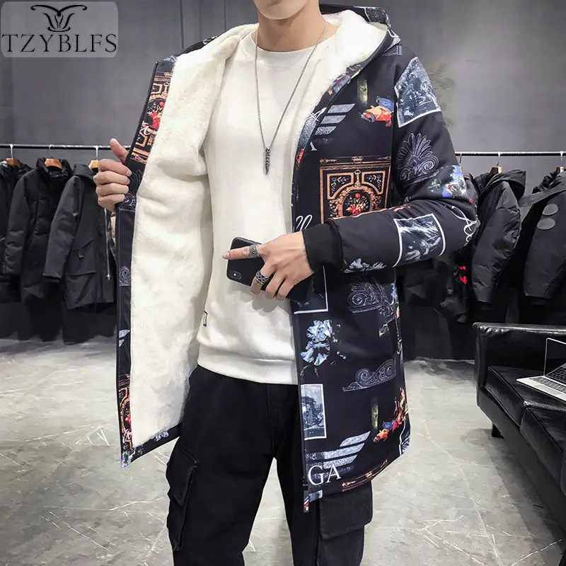 2020 Корейская версия тренда средней длины Красивая осенне-зимняя одежда из