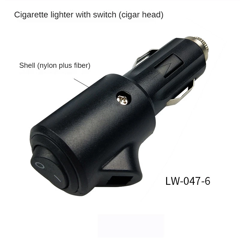 Car Cigarette Lighter Plug Socket Converter New Brand Quality High Accessory 15A 12v Male 24v images - 6