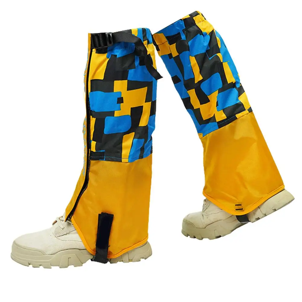

Leg Gaiters Waterproof Anti-Tear Water-Resistant Hiking Gaiters Breathable Shoe Gaiters For Kids Adjustable Snow Boot Gaiters