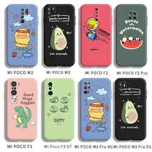 For Xiaomi MI POCO M2 M3 F2  F2 Pro POCO F3 F3 GT POCO M3 Pro 4G M3 Pro 5G casing with Cartoon animal Back Cover Shockproof case