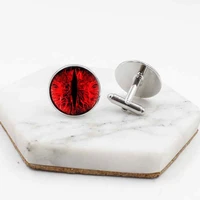 europe and the united states creative new pupil cat eye series time gem men cufflinks