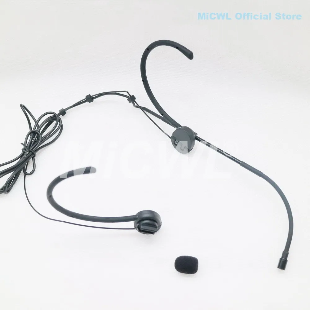 Черный Портативный Гибкий складной микрофон для Shure SLX PGX ULX UR UR24D Беспроводная