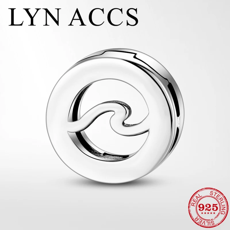 Горячая распродажа: 100% настоящие серебряные бусины с круглым зажимом, подходят для оригинального браслета Reflexion Watch, изготовление ювелирных изделий DIY, подарок.