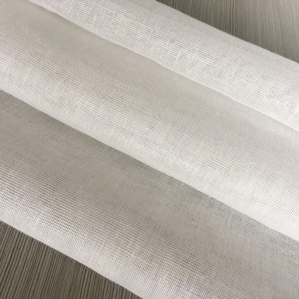 Сырная ткань 40s Натуральный ультра тонкий хлопковый фильтр Марля сыра Ткань для