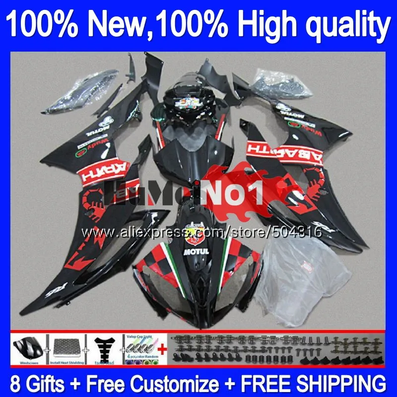 

YZF-R6 For YAMAHA YZF R6 YZF-600 YZF 600 R 6 43MC.130 Scorpion red YZF600 YZFR6 2008 2013 2014 2015 2016 08 13 14 15 16 Fairings