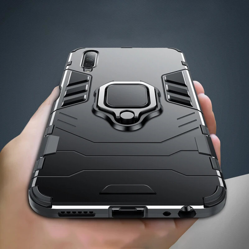 

Shockproof Armor Case For Honor 9X Premium Case Stand Holder Car Ring Phone Cover For Huawei Honor 9X 9 X Premium Global Case