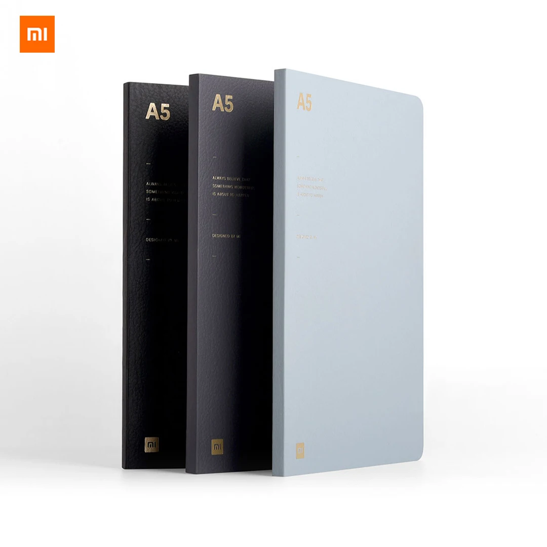 3 цвета ноутбук Xiaomi три внутренних формата страницы A5 гладкие штрихи