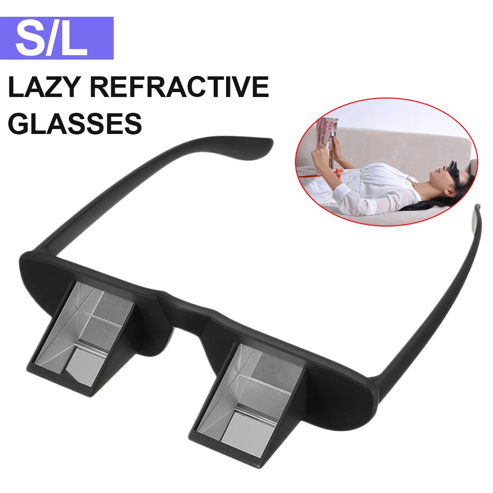 

Lazy Refractive Glasses Climbing Goggles Prism Spectacles Reanding Watching TV Polarization Clear Vision Ergonomic Design Hiking