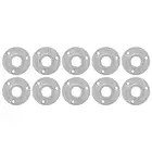 10 шт. DN20, фитинги для труб с 3 отверстиями, резьбовая труба из алюминиевого сплава, фланец для крепления полки, фланец