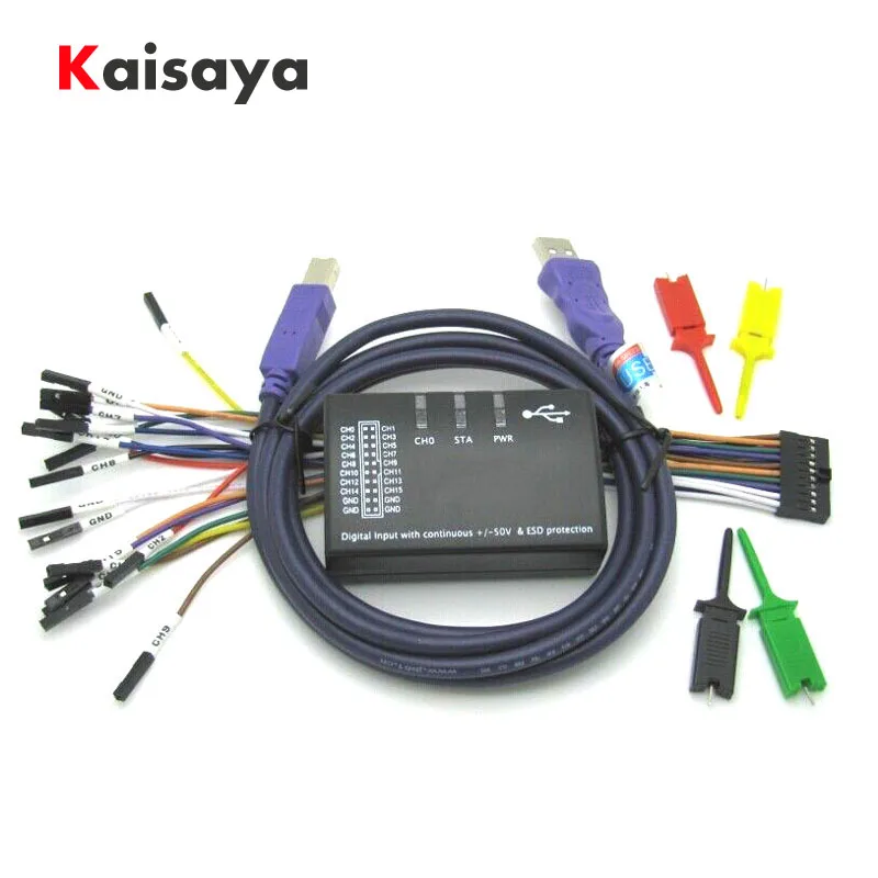 Логический анализатор USB 100 МГц 16Ch для ARM FPGA | Электроника
