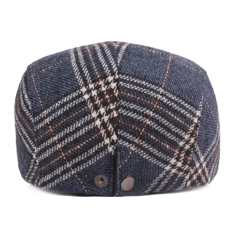 FS брендовый ретро Британский клетчатый берет для мужчин и женщин высокое