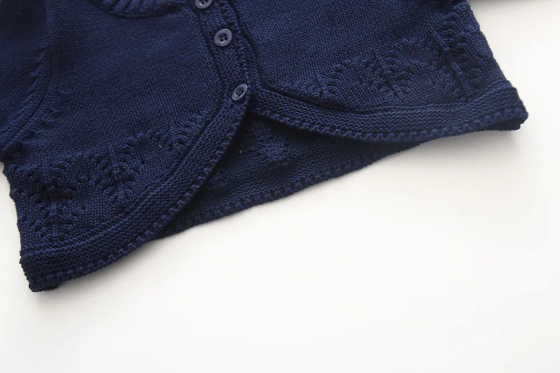 Темно-синие детские куртки для девочек куртка свитер кардиган хлопковая верхняя