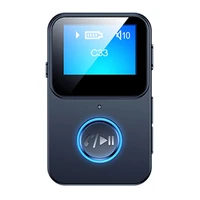 h8wa wireless bluetooth compatible5 0 receiver 3 5mm port lcd display 200mah battery type c charging 6hours play time