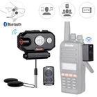Беспроводная Bluetooth-гарнитура для рации, шлема, гарнитуры KM, для мотоцикла, локомотива, BT-наушники для Baofeng, Motorola