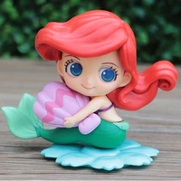 disney the little mermaid ariel princess 8 5cm action figure model toys cake decoration for children gifts