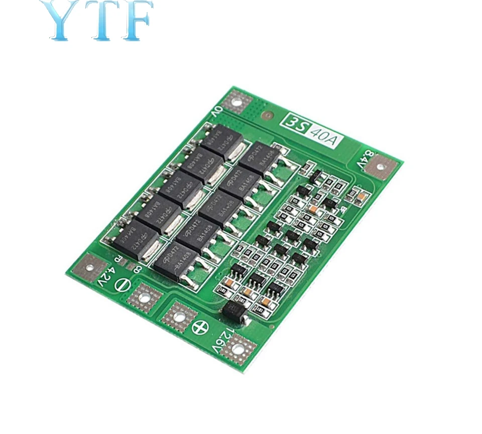3S BMS 11 1 V 12 6 18650 литиевая батарея Защитная плата с выравниванием startable