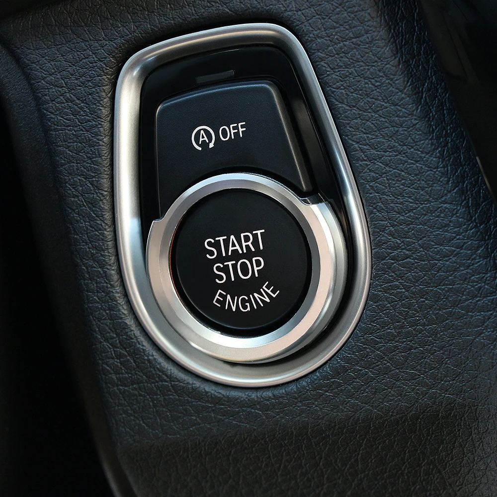 Автомобильный Стайлинг клавиша запуска интерьерные Чехлы наклейки отделка для