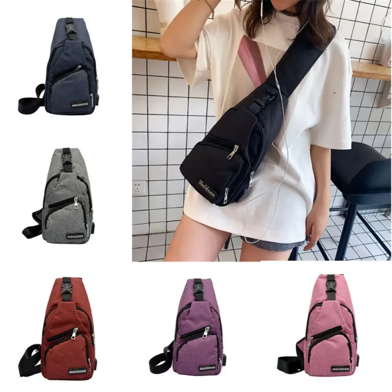 Спортивная повседневная сумка-слинг для мужчин и женщин нагрудная сумка через