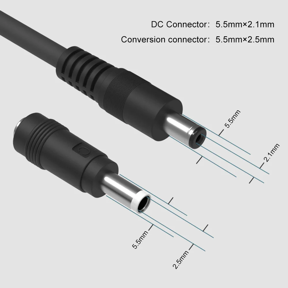 ALLPOWERS Солнечный Кабель 1 5 м 16AWG с гнездовым и штекерным разъемом DC мм x2.1мм